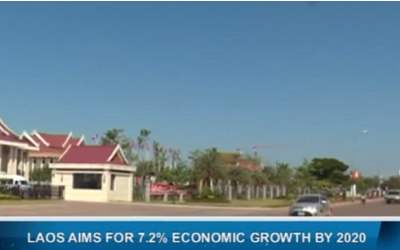 Laos aims for 7.2% economic growth by 2020