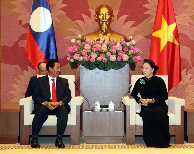 Top legislator meets Lao NA Vice President