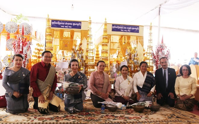 Embassy joins celebration of late Lao leader’s birthday